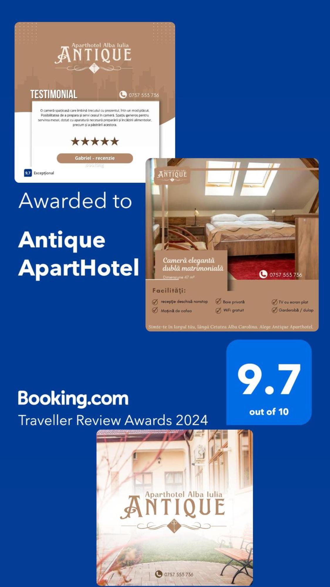 Antique Aparthotel Alba Iulia Esterno foto